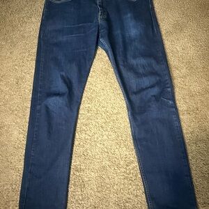 Levi’s Men's 512 Waterless Blue Denim Jeans 36x32